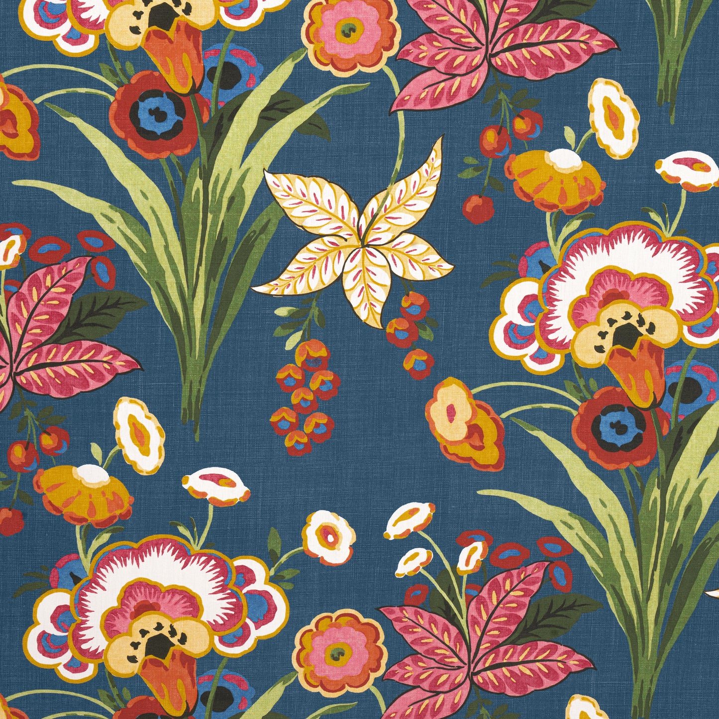 Purchase Thibaut Fabric Product F920854 pattern name Pasadena color Navy