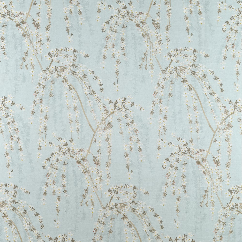 View Thibaut Fabric Sku# F924456 Pattern Name Weeping Blossom From The Collection Yutori Fabric Book. 
