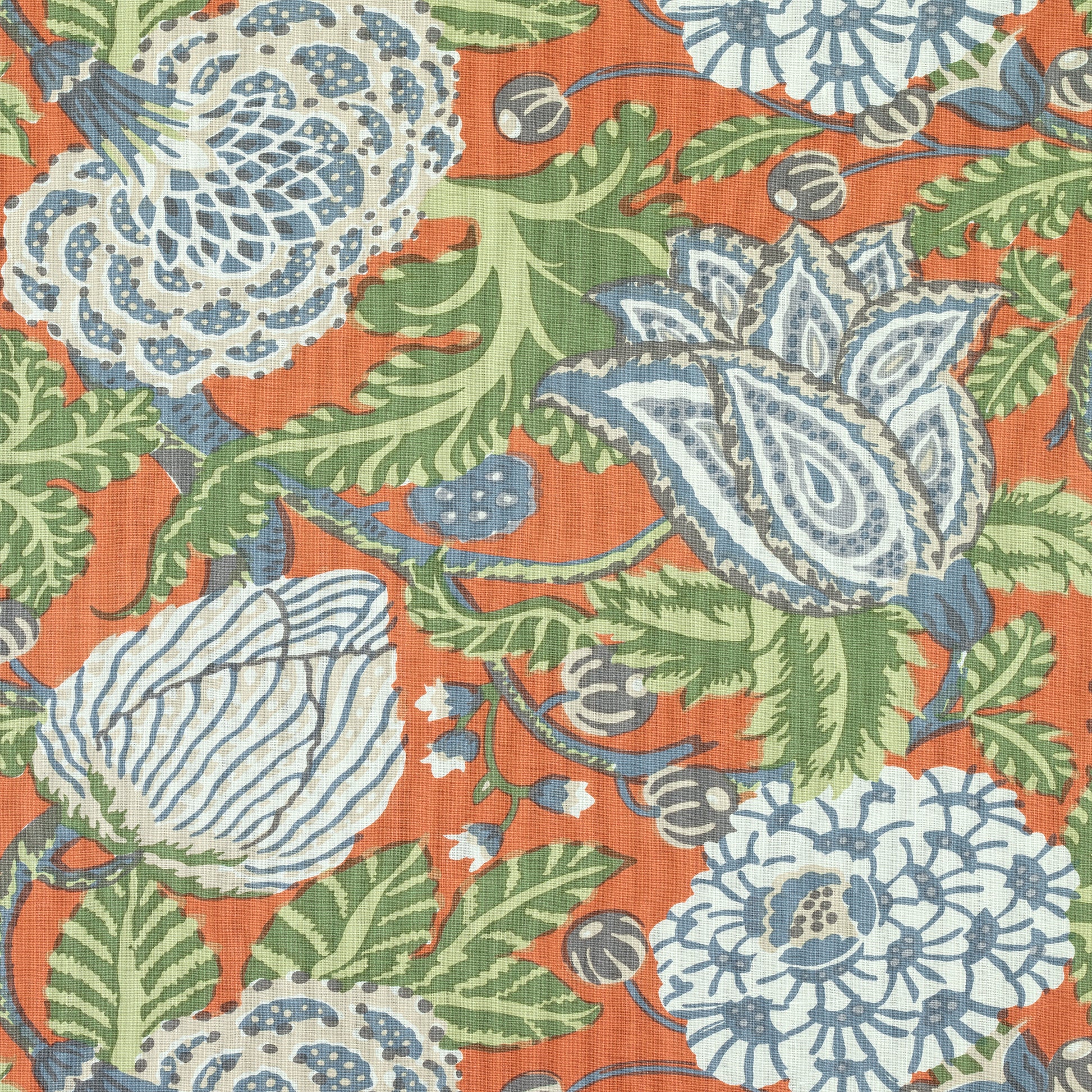 Buy samples of F92945 Mitford Printed Paramount Thibaut Fabrics