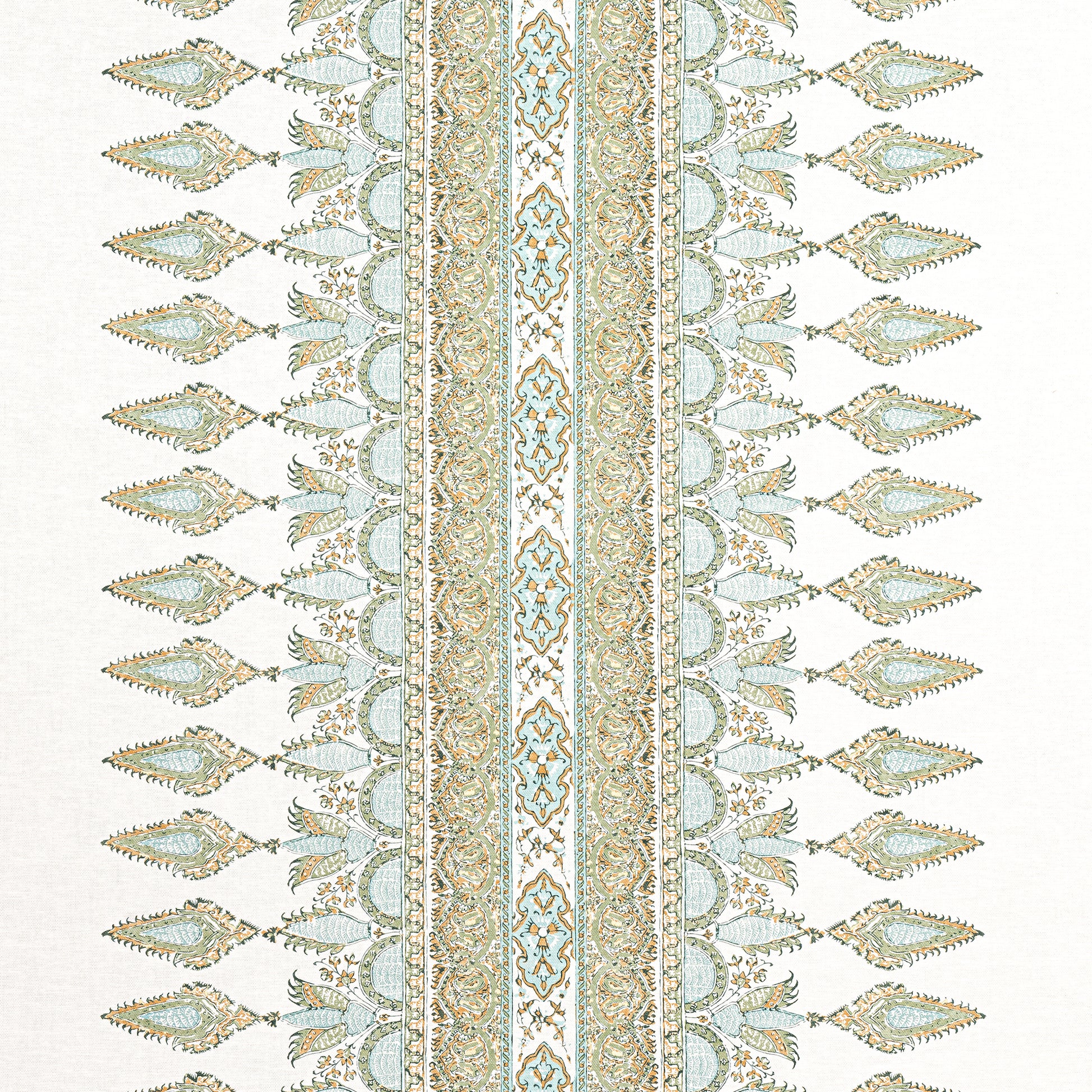 Purchase Thibaut Fabric Pattern number F936408 pattern name Akola Stripe color Seaglass and Gold