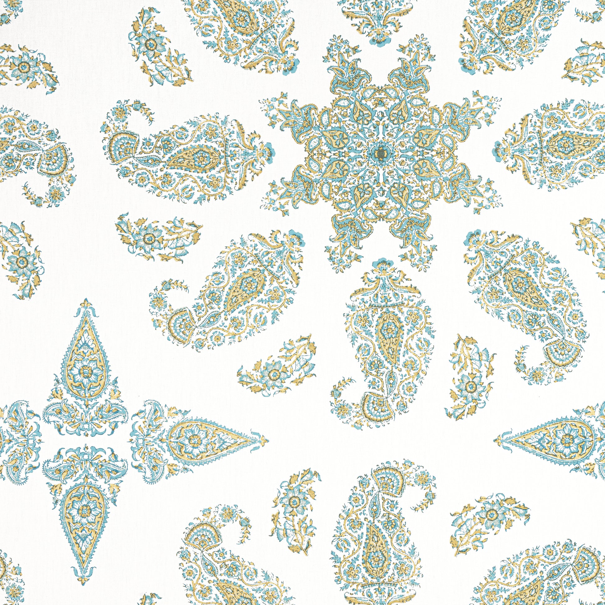 Purchase Thibaut Fabric Item# F936428 pattern name East India color Seaglass