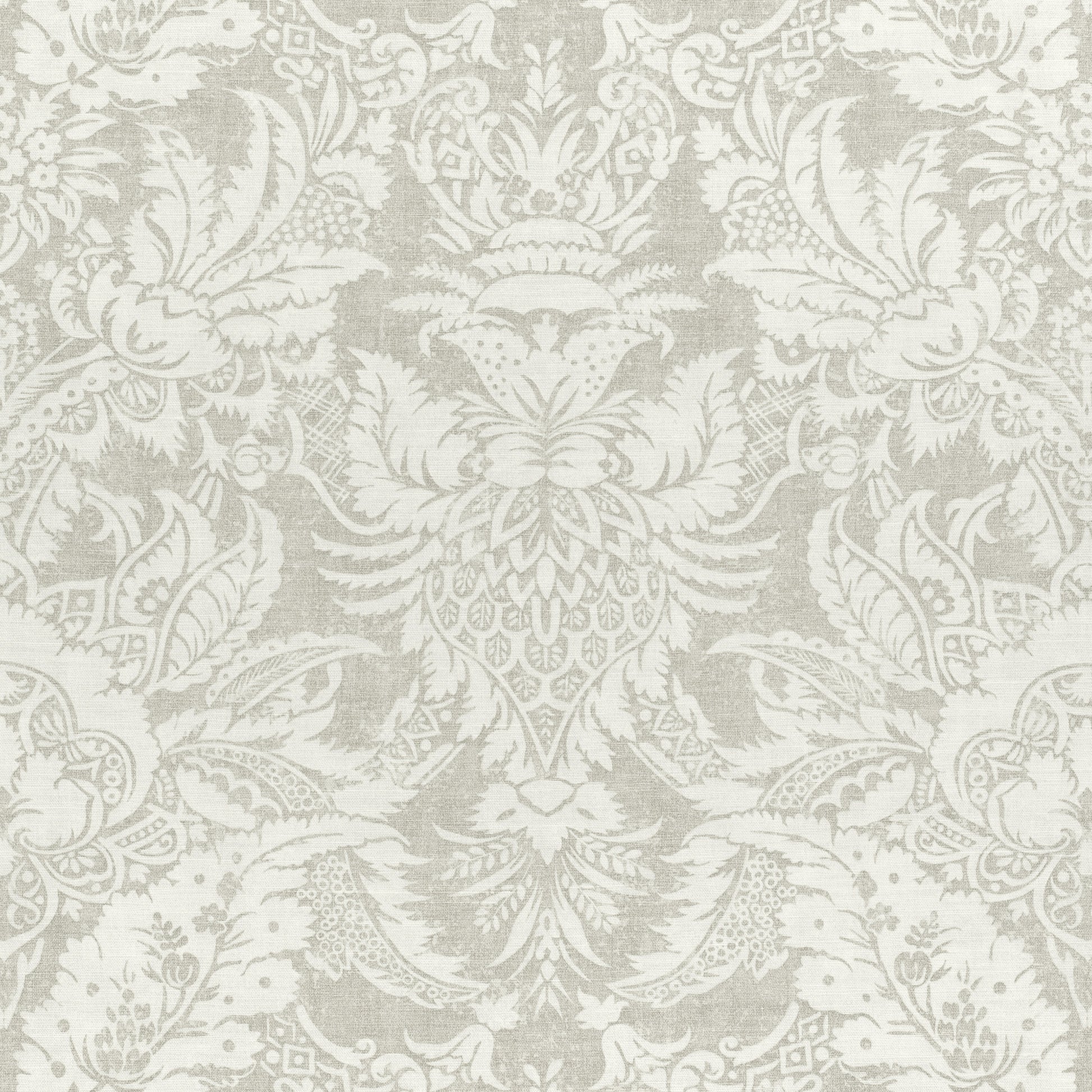 Buy samples of F972582 Chardonnet Damask Printed Chestnut Hill Thibaut Fabrics