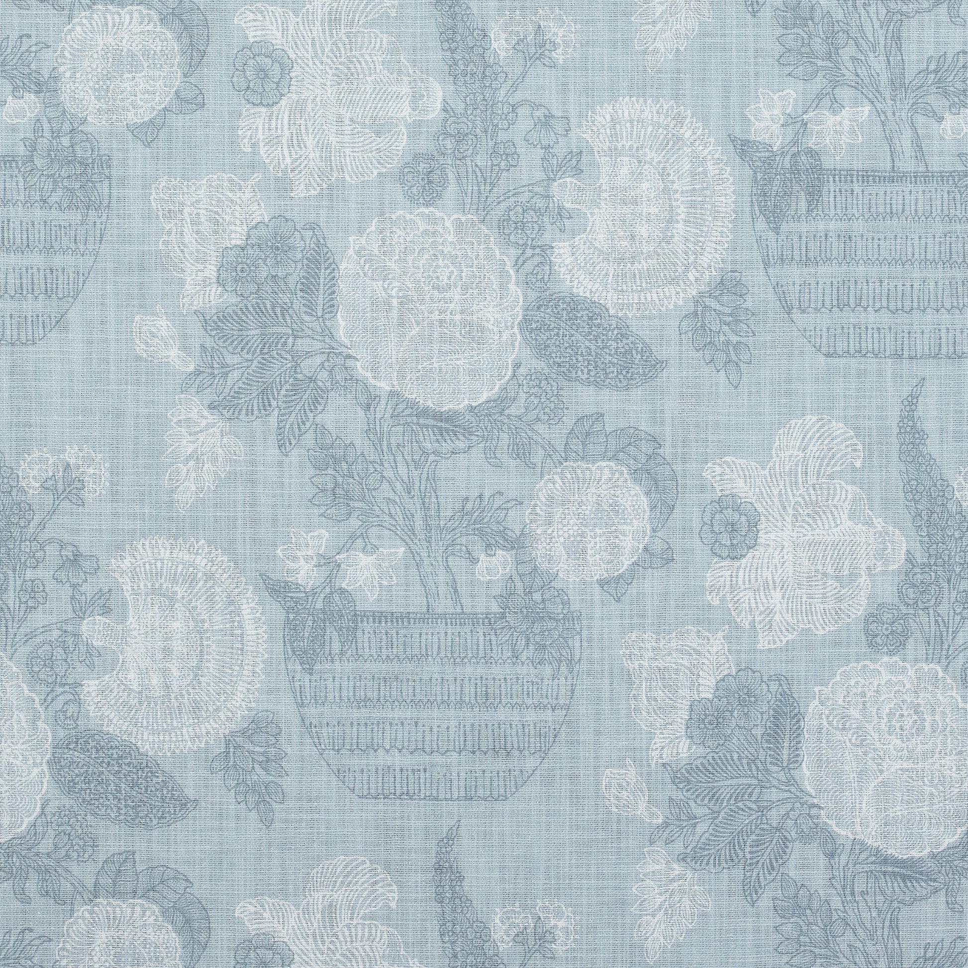 Buy samples of F972591 Tullamore Printed Chestnut Hill Thibaut Fabrics