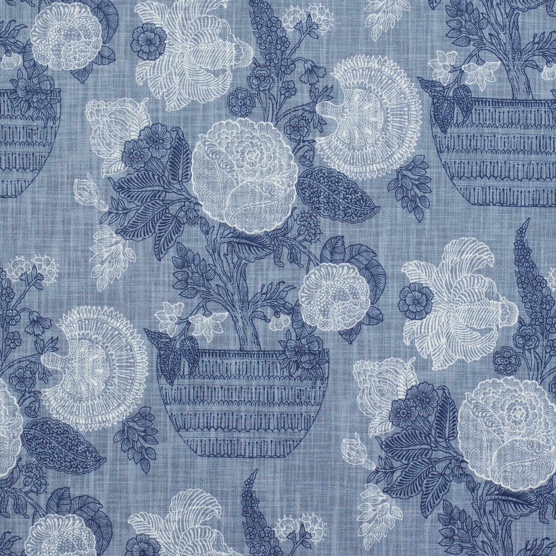Buy samples of F972592 Tullamore Printed Chestnut Hill Thibaut Fabrics