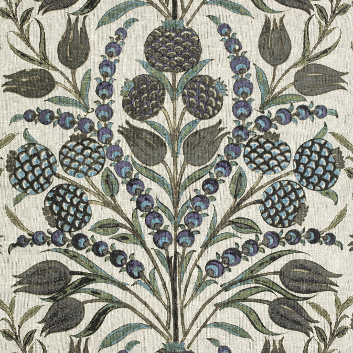 Buy samples of F972600 Corneila Printed Chestnut Hill Thibaut Fabrics
