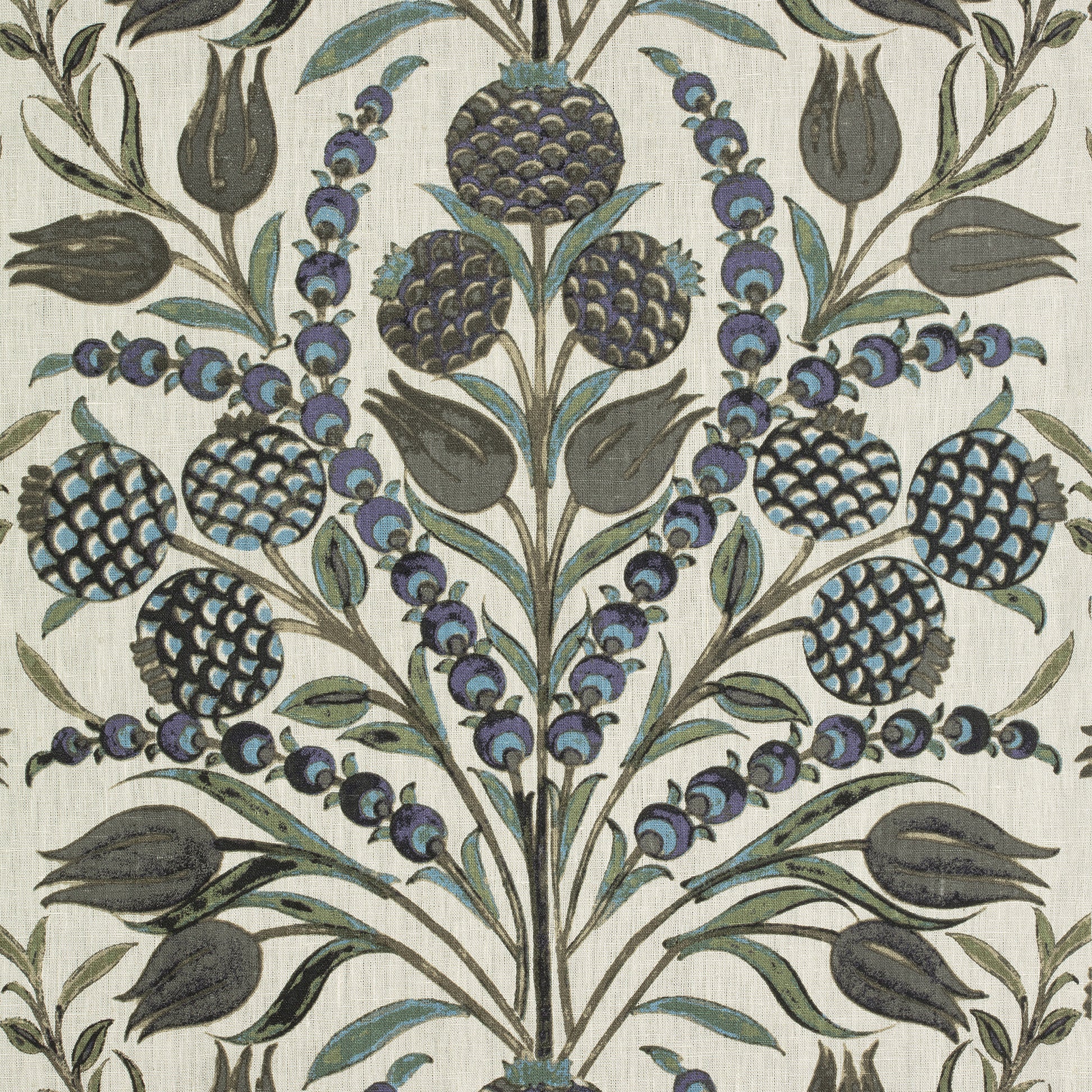 Buy samples of F972600 Corneila Printed Chestnut Hill Thibaut Fabrics