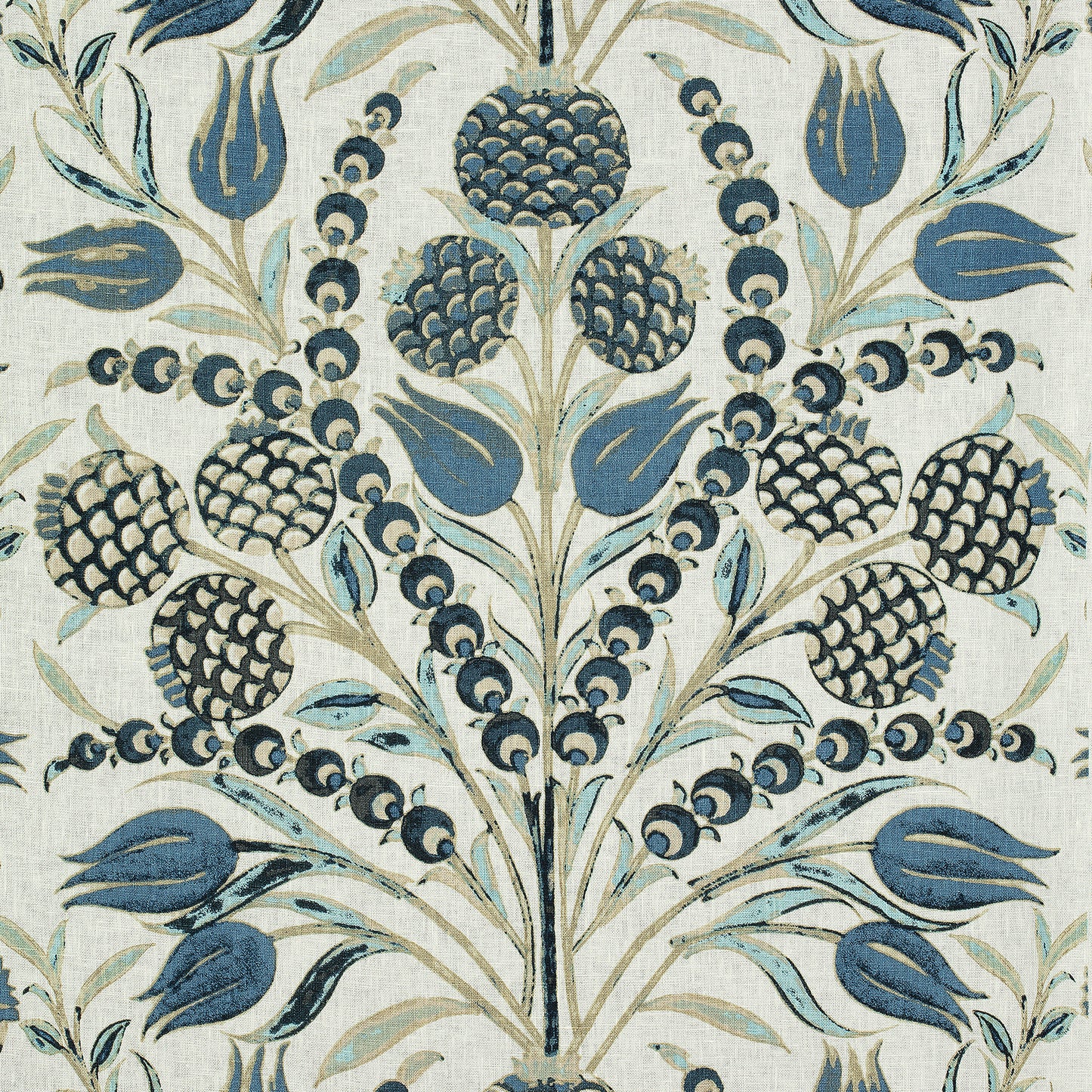 Buy samples of F972602 Corneila Printed Chestnut Hill Thibaut Fabrics