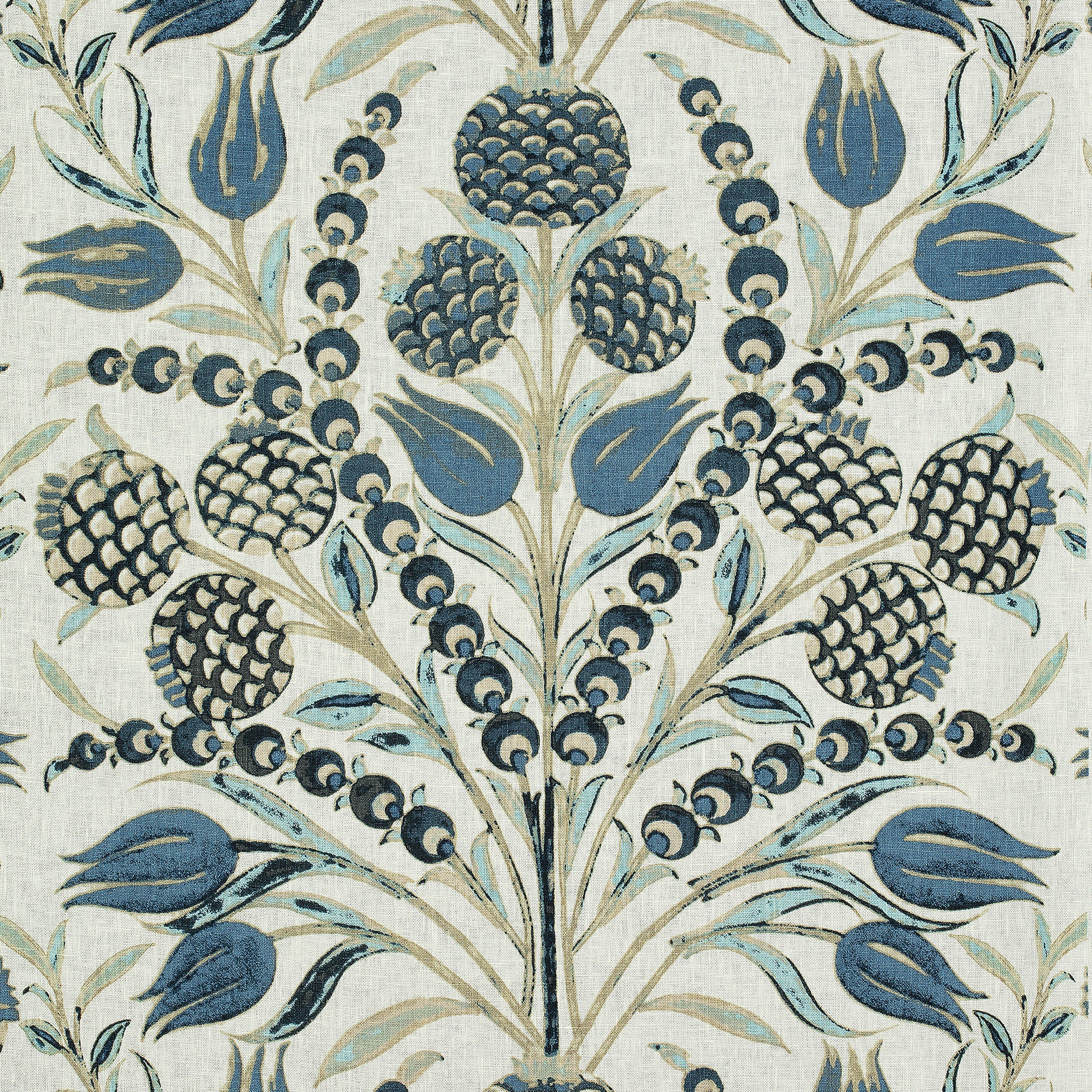 Buy samples of F972602 Corneila Printed Chestnut Hill Thibaut Fabrics