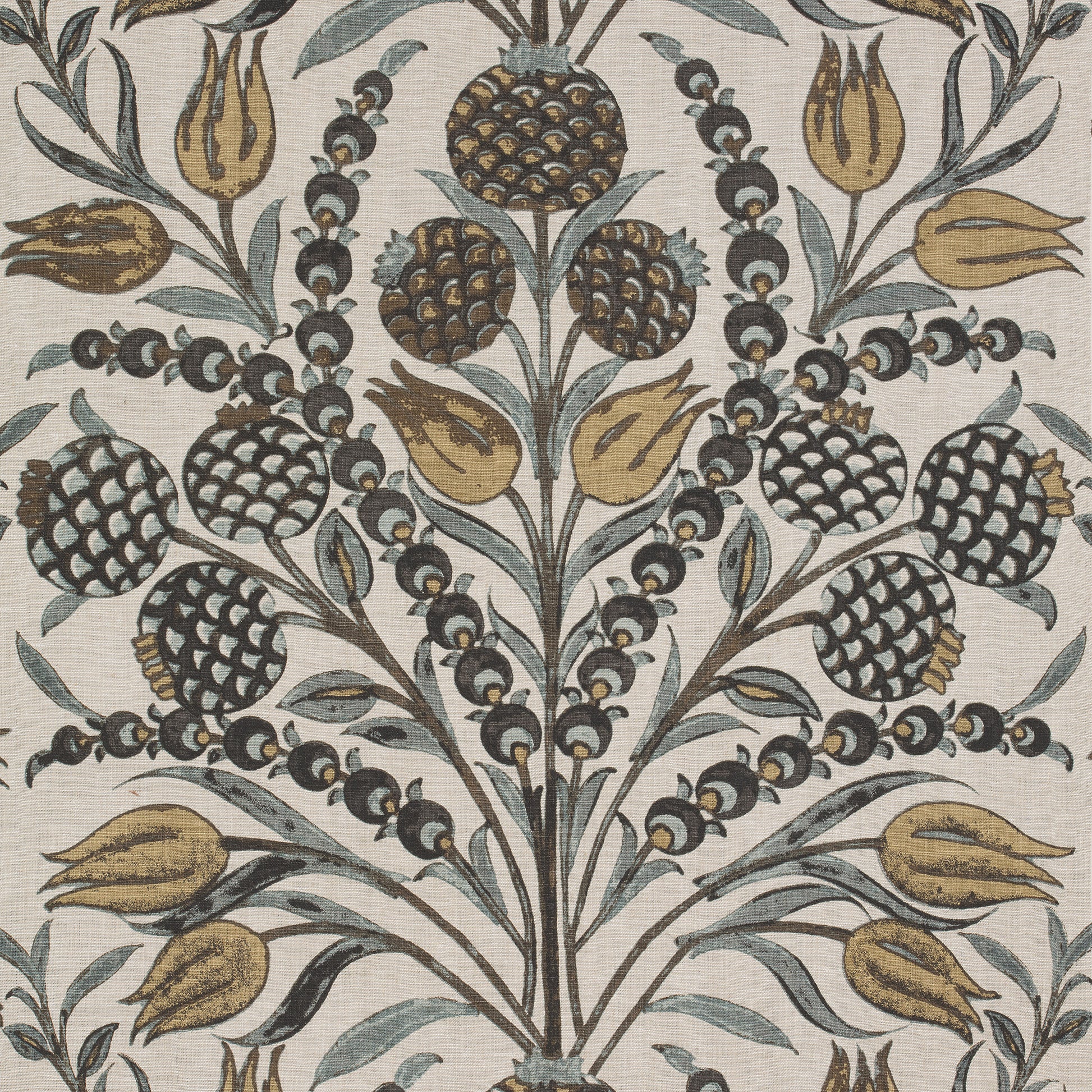 Buy samples of F972604 Corneila Printed Chestnut Hill Thibaut Fabrics