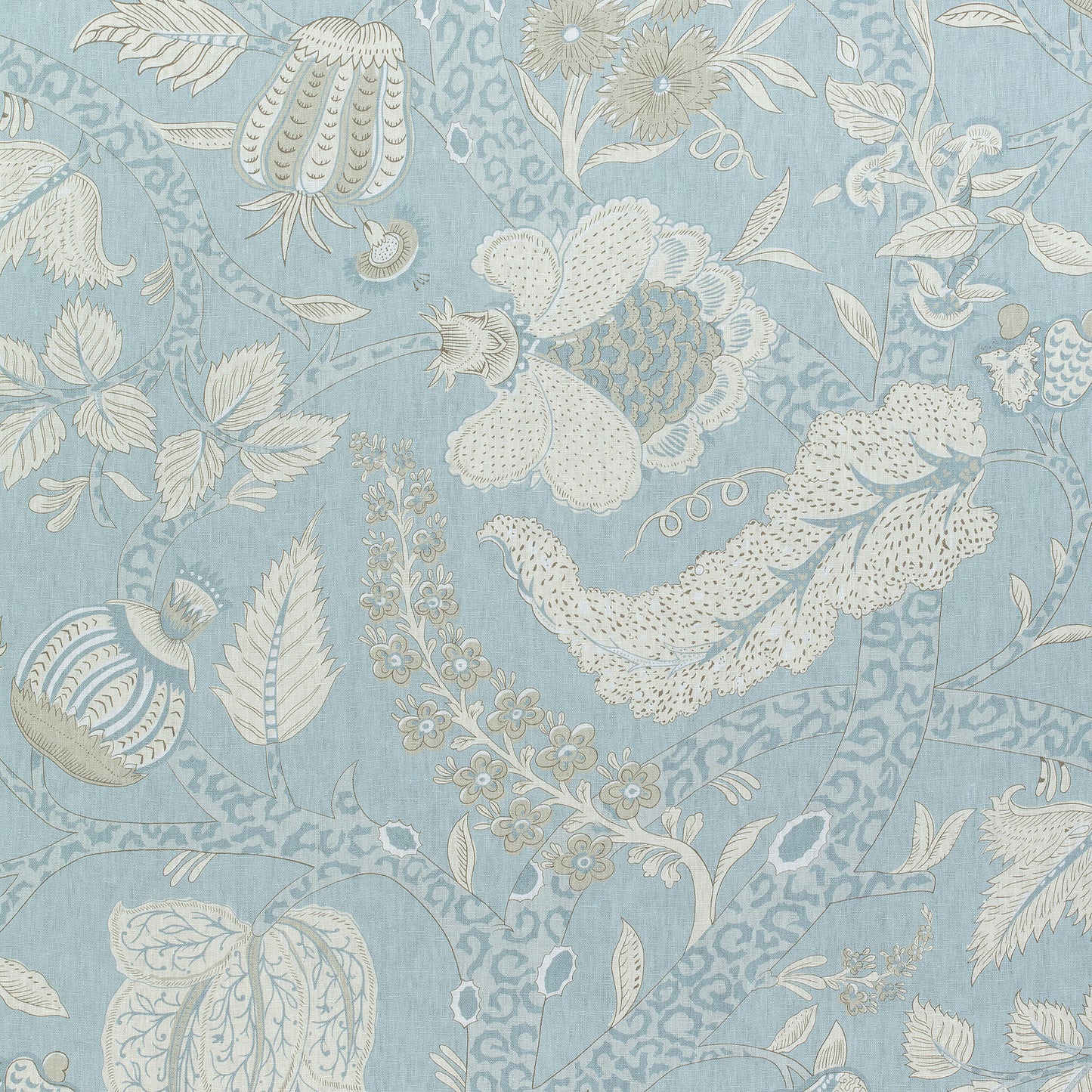 Buy samples of F972623 Macbeth Printed Chestnut Hill Thibaut Fabrics