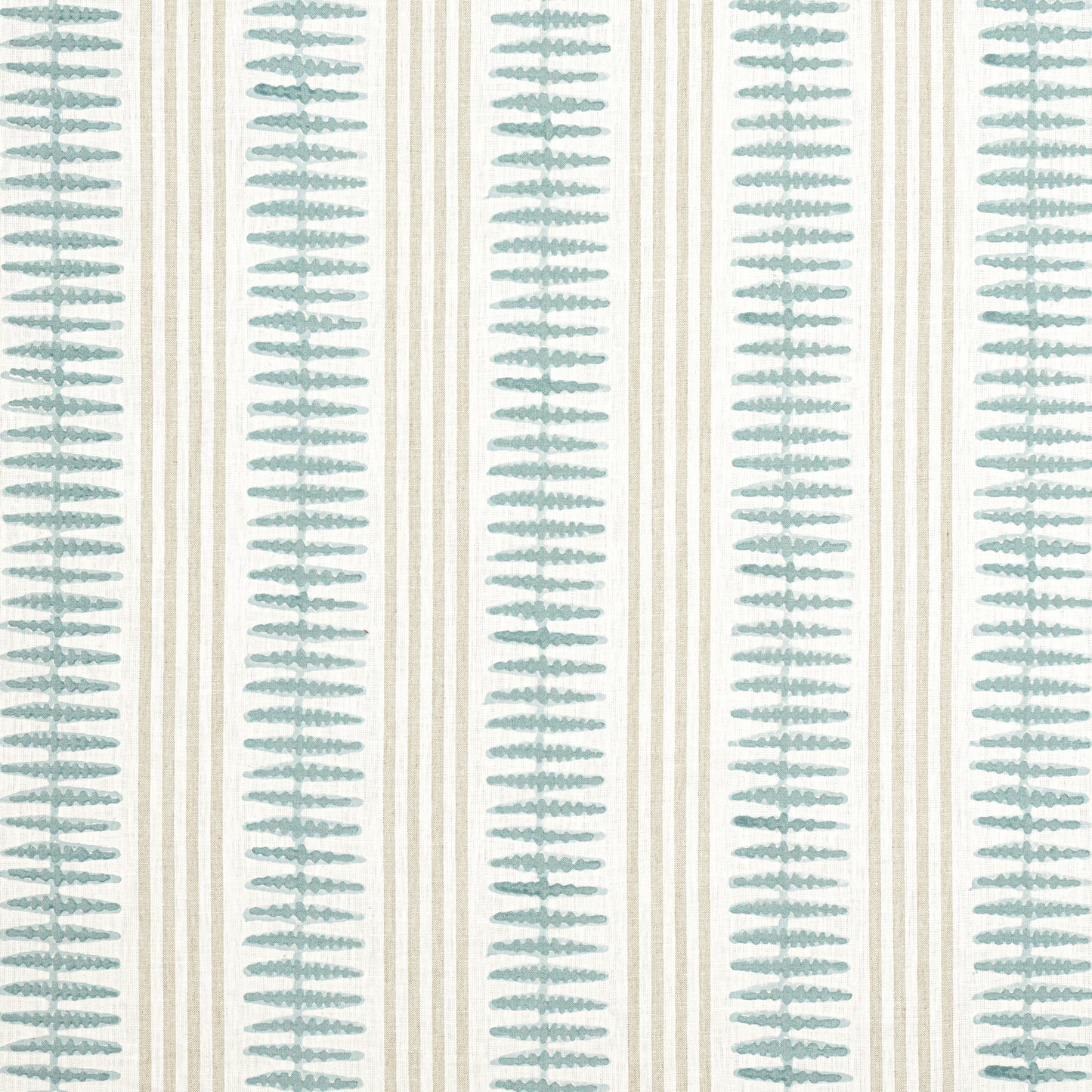 Purchase Thibaut Fabric Item# F981315 pattern name Indo Stripe color Seaglass