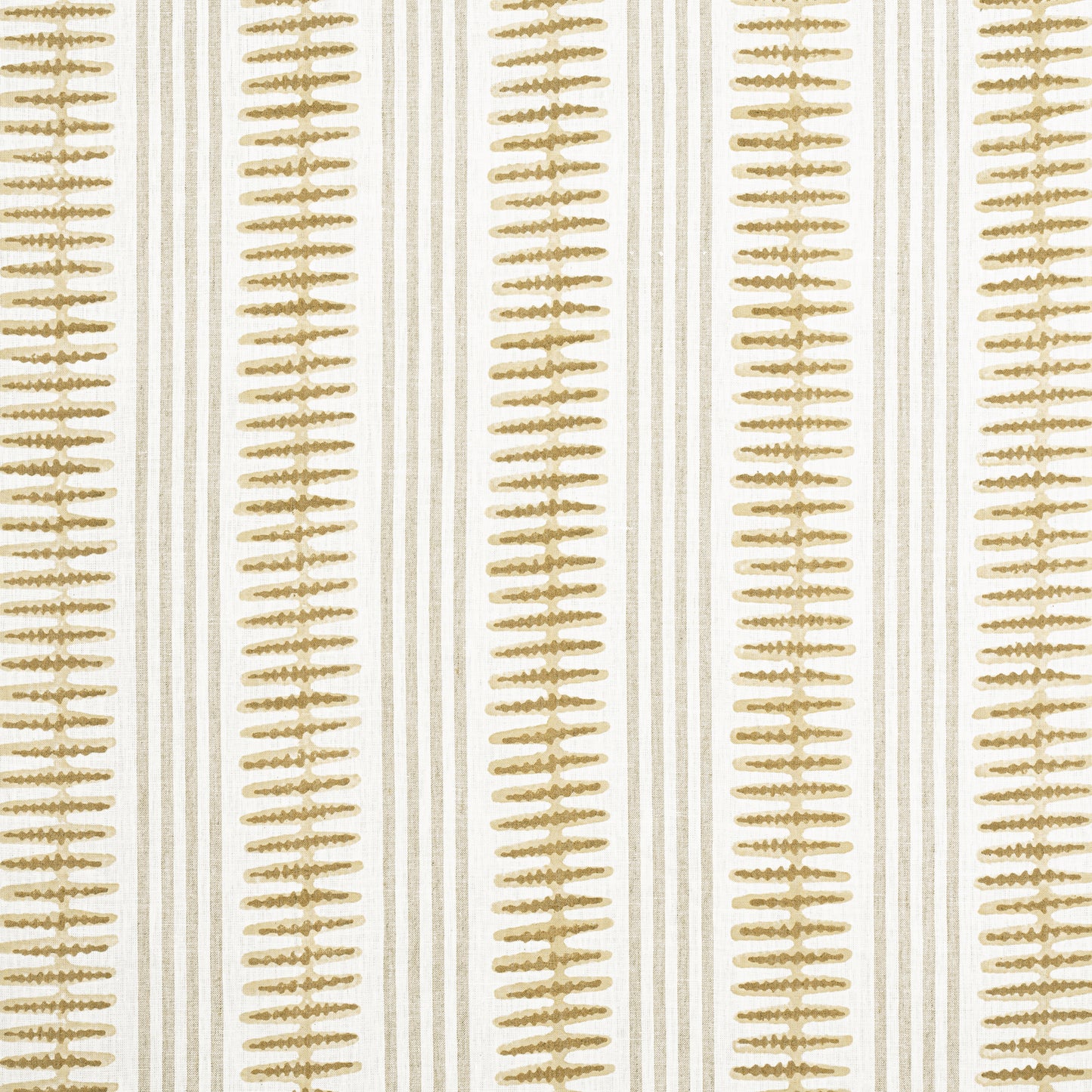 Purchase Thibaut Fabric SKU# F981316 pattern name Indo Stripe color Camel