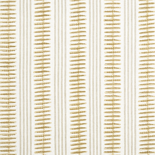 Purchase Thibaut Fabric SKU# F981316 pattern name Indo Stripe color Camel