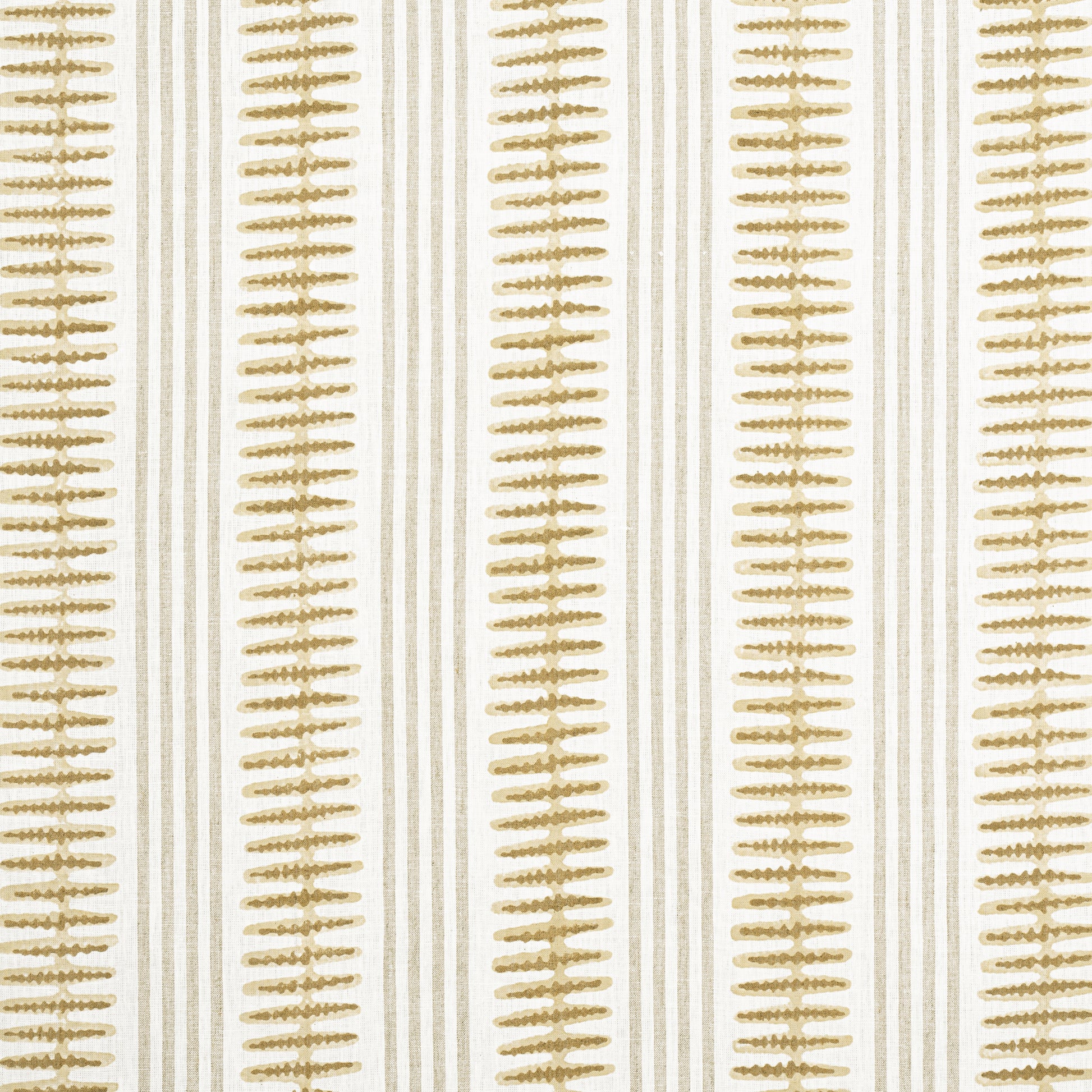 Purchase Thibaut Fabric SKU# F981316 pattern name Indo Stripe color Camel