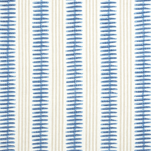 Purchase Thibaut Fabric SKU F981318 pattern name Indo Stripe color Navy
