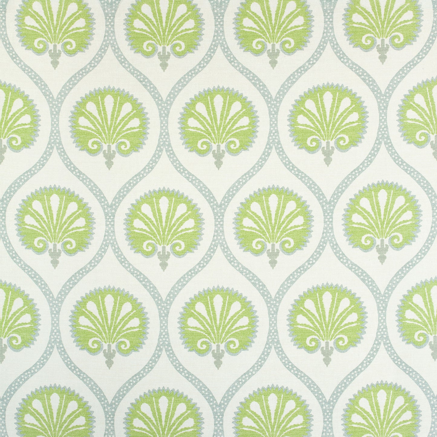 Buy samples of F985015 Kimberly Printed Greenwood Thibaut Fabrics