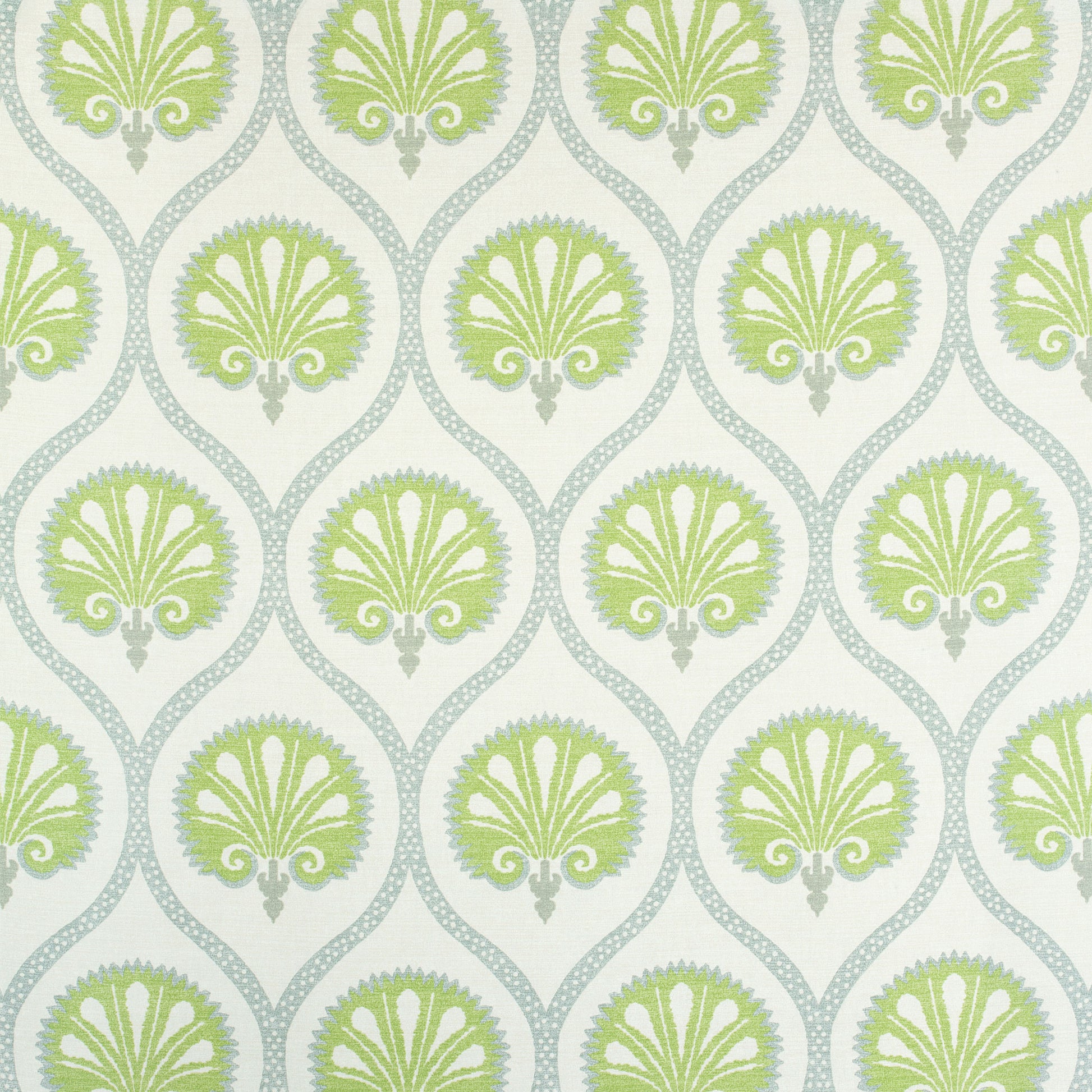 Buy samples of F985015 Kimberly Printed Greenwood Thibaut Fabrics