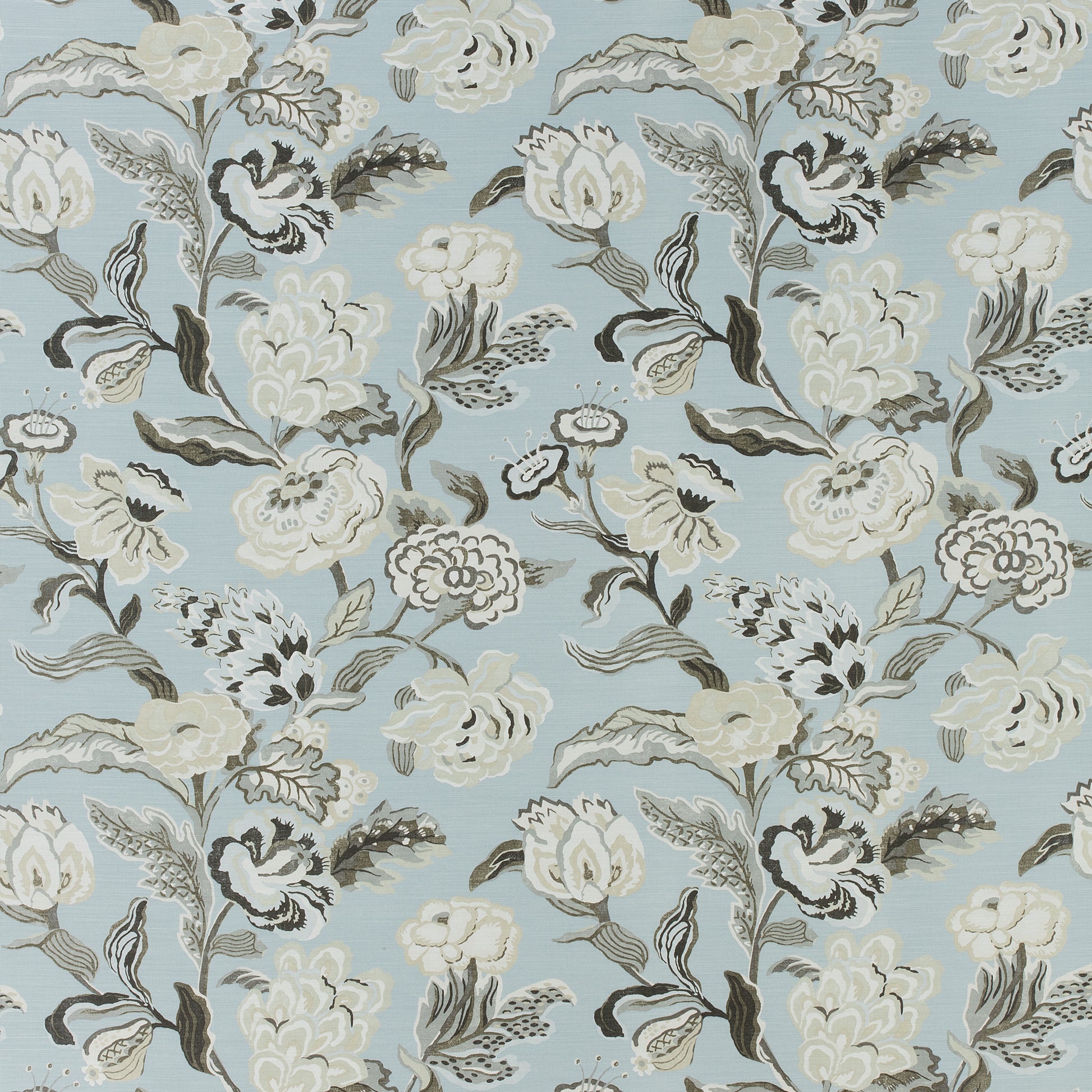 Buy samples of F985037 Navesink Printed Greenwood Thibaut Fabrics