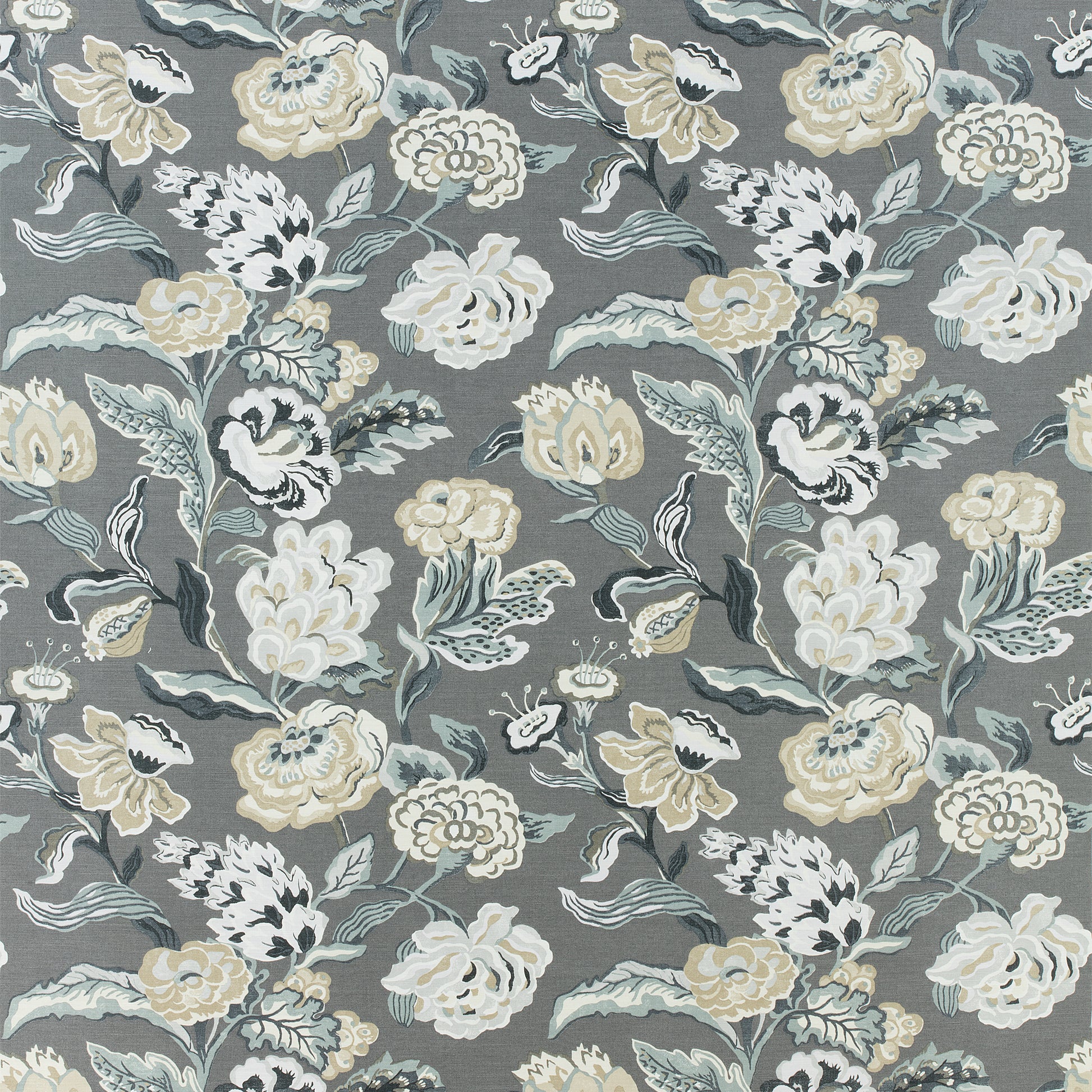 Buy samples of F985038 Navesink Printed Greenwood Thibaut Fabrics