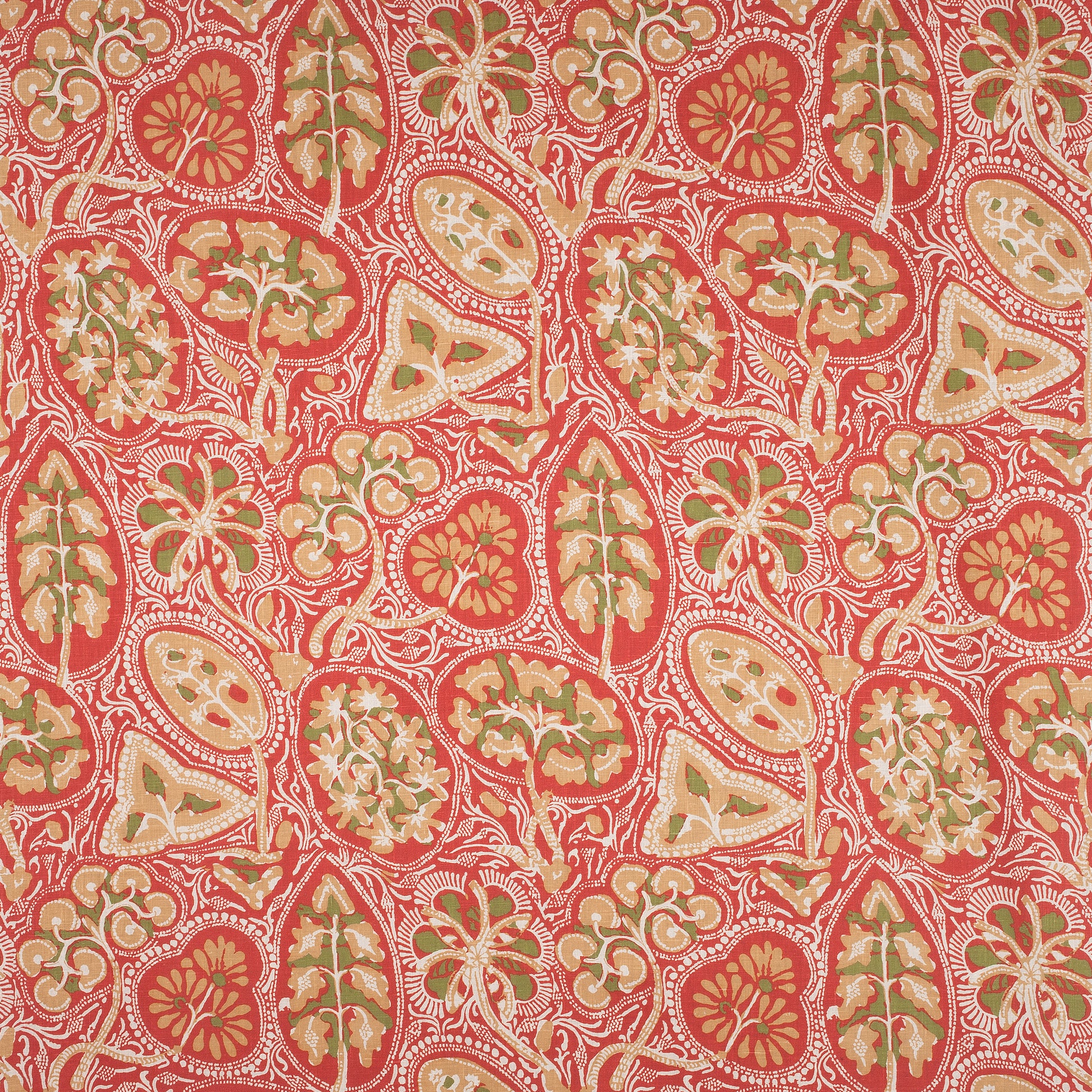 Buy samples of F988717 Cochin Printed Trade Routes Thibaut Fabrics