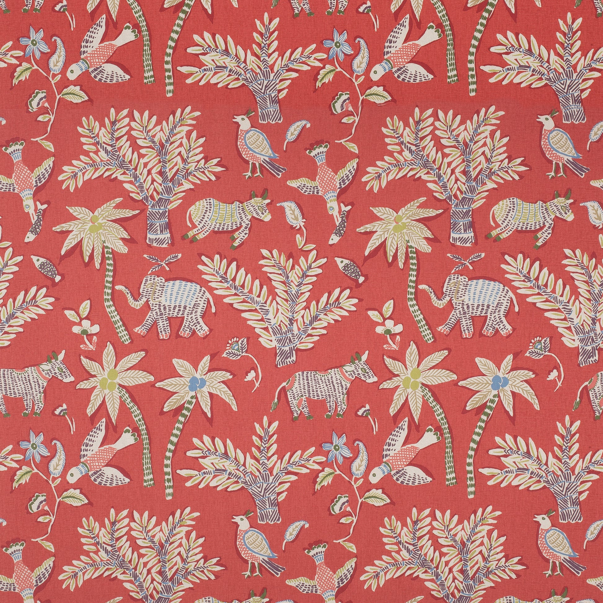 Buy samples of F988725 Goa Printed Trade Routes Thibaut Fabrics