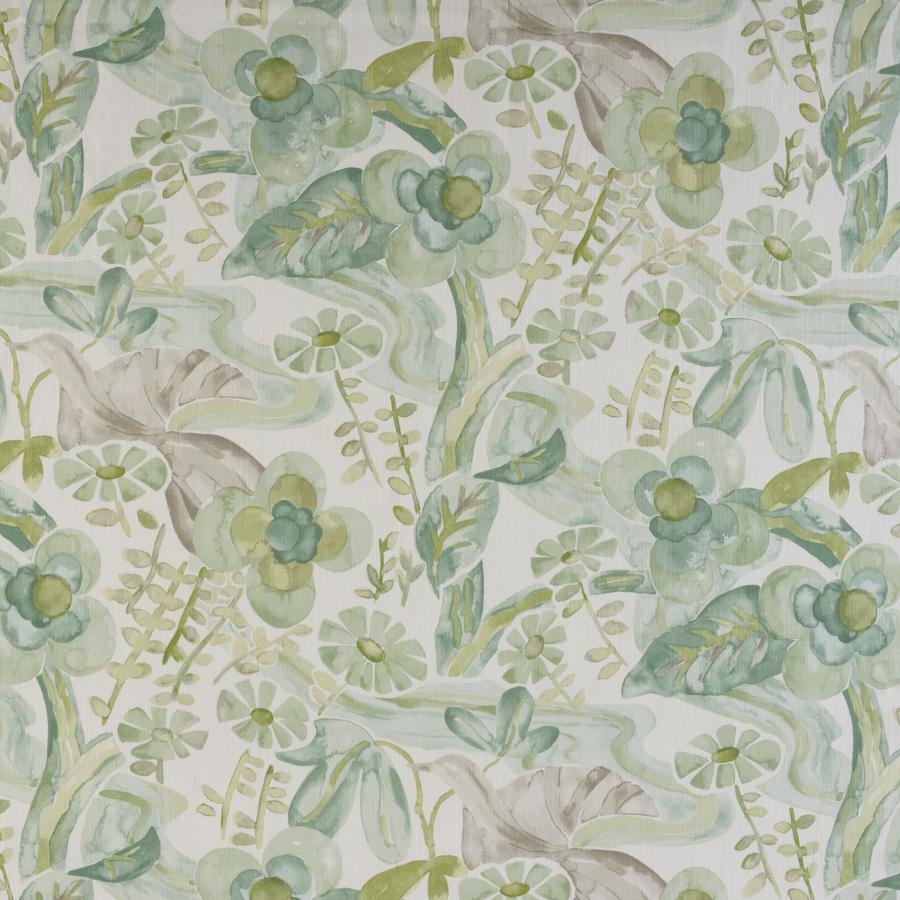 Sample FAERIE.13.0 Faerie Green Botanical Kravet Design Fabric