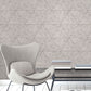 Purchase FD41760 Brewster Wallpaper, Benson Grey Marble Triangle - Medley1