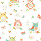 Purchase FD41923 Brewster Wallpaper, Flynn White Owls - Medley