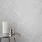 Purchase FD42280 Brewster Wallpaper, Quartz Silver Fractal - Medley1