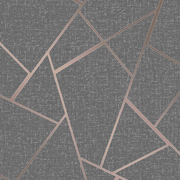 Purchase FD42283 Brewster Wallpaper, Quartz Copper Fractal - Medley