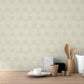 Purchase FD42413 Brewster Wallpaper, Ceramica Cream Hexagon Tile - Medley1