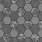 Purchase FD42414 Brewster Wallpaper, Ceramica Black Hexagon Tile - Medley