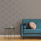Purchase FD42604 Brewster Wallpaper, Shard Grey Trellis - Medley12