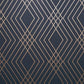 Purchase FD42605 Brewster Wallpaper, Shard Navy Trellis - Medley