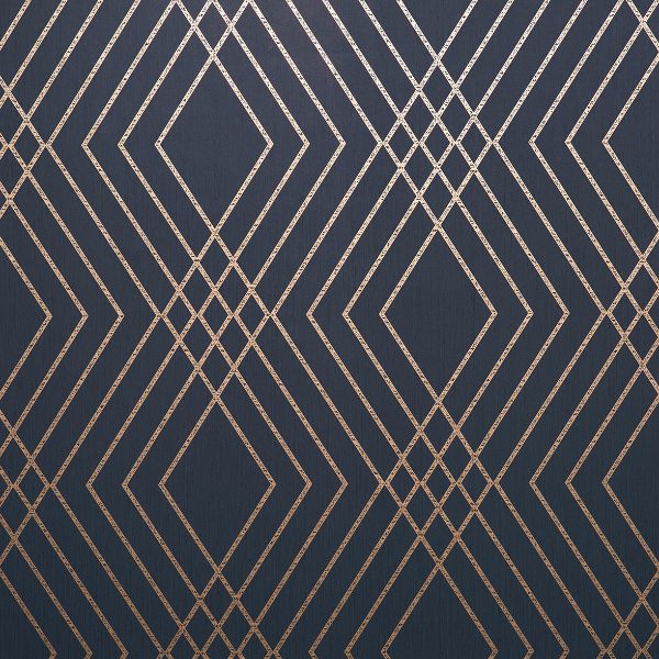 Purchase FD42605 Brewster Wallpaper, Shard Navy Trellis - Medley