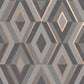 Purchase FD42607 Brewster Wallpaper, Shard Charcoal Geometric - Medley