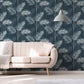 Purchase FD42681 Brewster Wallpaper, South Beach Navy Fronds - Medley1