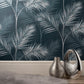 Purchase FD42681 Brewster Wallpaper, South Beach Navy Fronds - Medley12