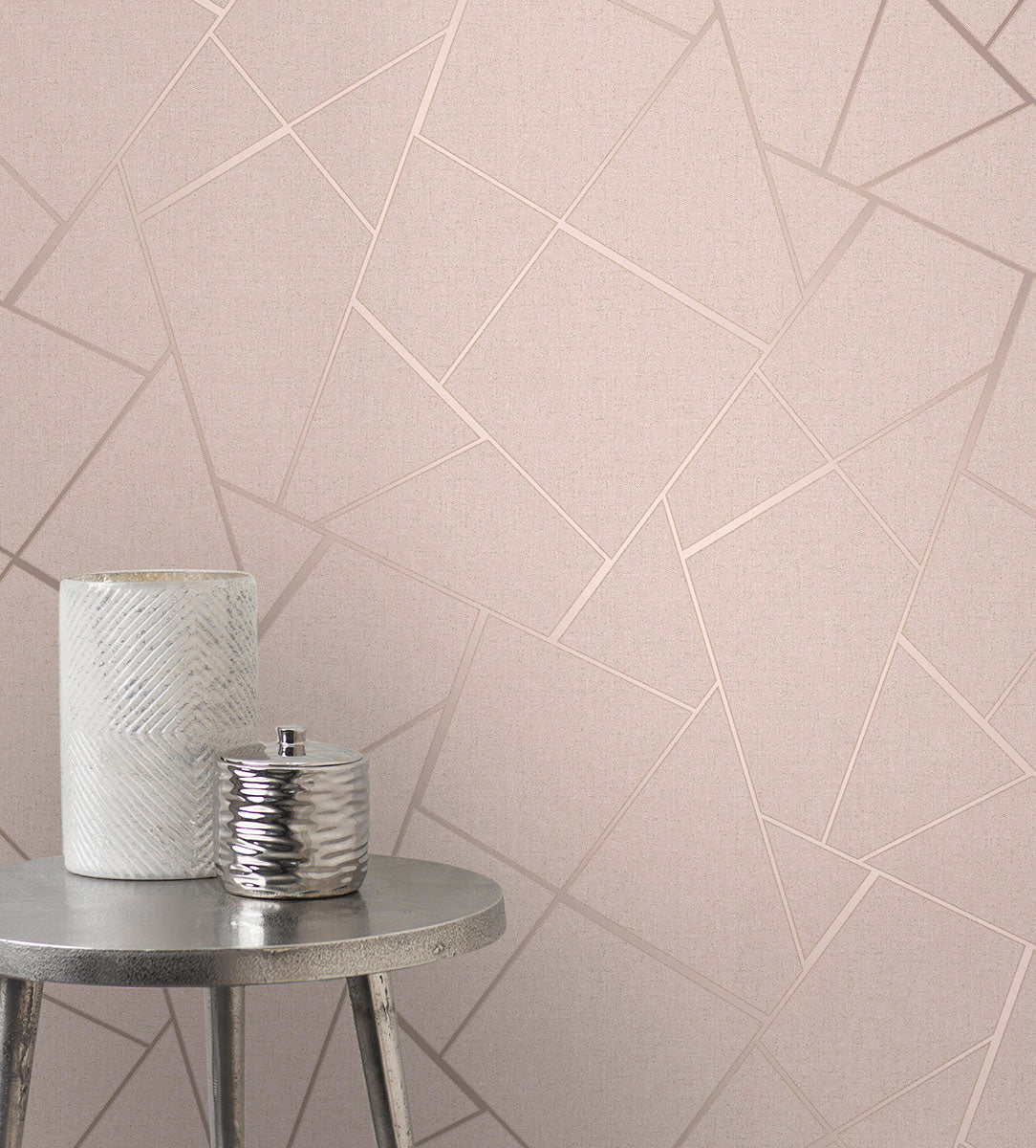 Purchase FD42682 Brewster Wallpaper, Quartz Blush Fractal - Medley1