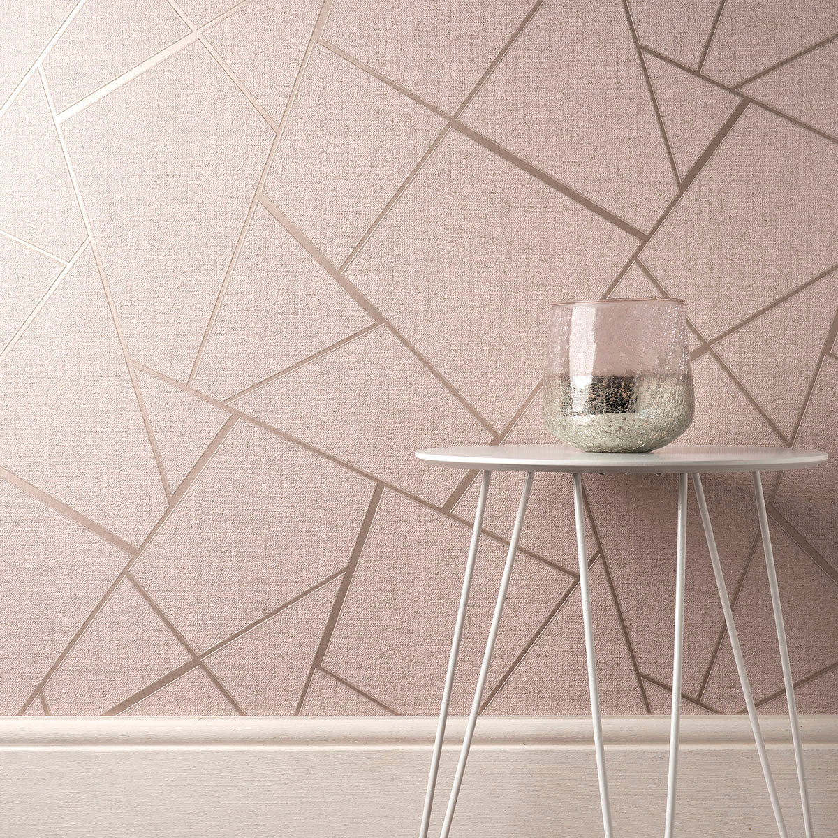 Purchase FD42682 Brewster Wallpaper, Quartz Blush Fractal - Medley12