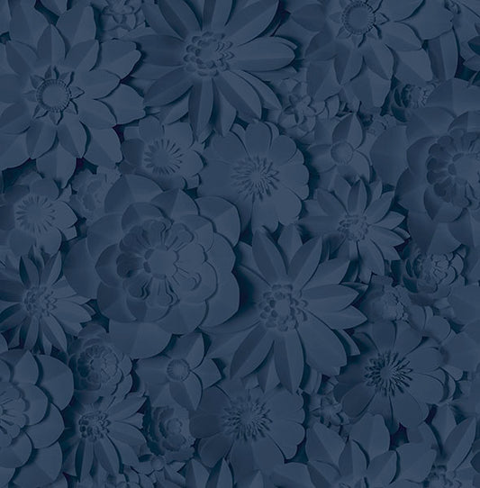 Purchase FD42690 Brewster Wallpaper, Dacre Dark Blue Floral - Medley