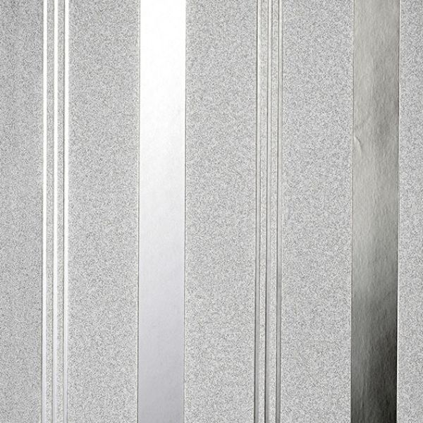Purchase FD42797 Brewster Wallpaper, Collin Silver Bexley Stripe - Medley