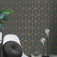 Purchase FD42804 Brewster Wallpaper, Raye Charcoal Rosco Trellis - Medley1