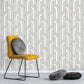 Purchase FD42843 Brewster Wallpaper, Ezra Platinum Arch - Medley12