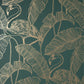 Purchase FD42946 Brewster Wallpaper, Mulholland Dark Green Flamingo - Medley