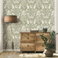 Purchase FD42951 Brewster Wallpaper, Fae Sage Woodland - Medley1