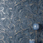 Purchase FD43055 Brewster Wallpaper, Suave Navy Marble - Medley1