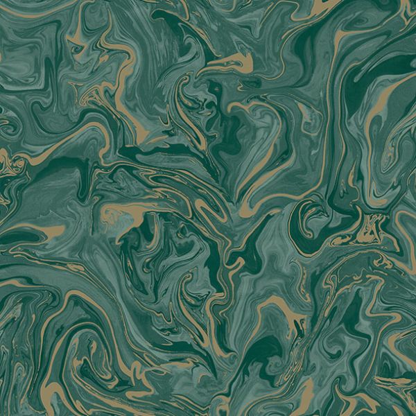 Purchase FD43058 Brewster Wallpaper, Suave Dark Green Marble - Medley