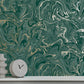 Purchase FD43058 Brewster Wallpaper, Suave Dark Green Marble - Medley12