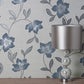 Purchase FD43067 Brewster Wallpaper, Larson Blue Floral - Medley1